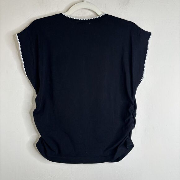 Madewell Side Cinch Muscle Tee Black - Picture 4 of 7